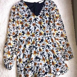 Lush Longsleeve Daisy Romper